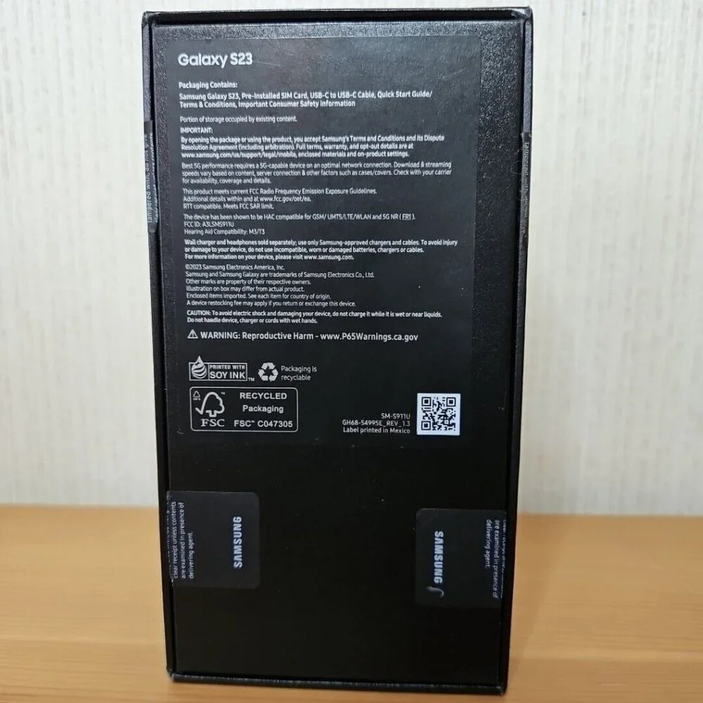 Samsung Galaxy S23 128GB Green Verizon Empty Box Only No Phone or Acc Box Only